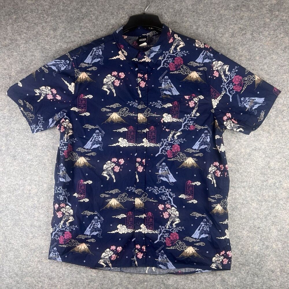 Star Wars Japanese Empire Damaris Button Up Shirt Size XL